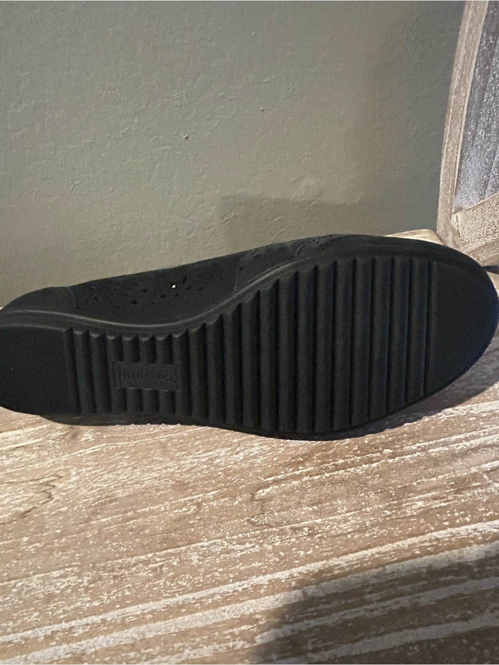Cobb Hill by New Balance Black Perforated Oxford Flats - Picture 5 of 5